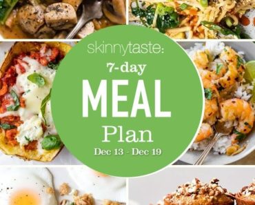 7 Day Healthy Meal Plan (Dec 13-19)