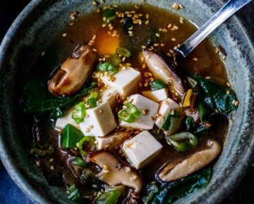 20-Minute Miso Soup with Leeks, Mushrooms and Greens