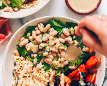 Hearty White Bean Caesar Salad Bowls