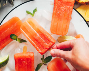 Tropical Fruit Popsicles (No Added Sugar)