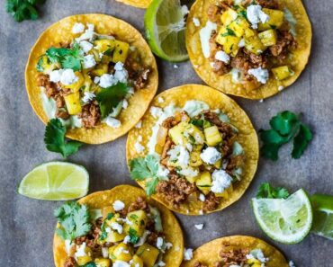 Chipotle Tostadas with Pineapple Salsa