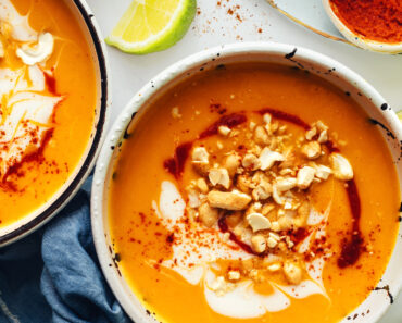 Instant Pot Butternut Squash Soup (Thai-Inspired)